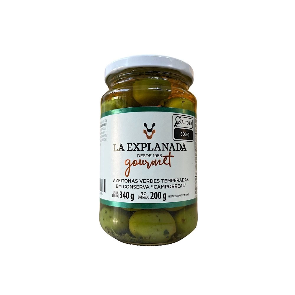 AZEITONAS TEMPERADAS CAMPORREAL LA EXPLANADA 200G