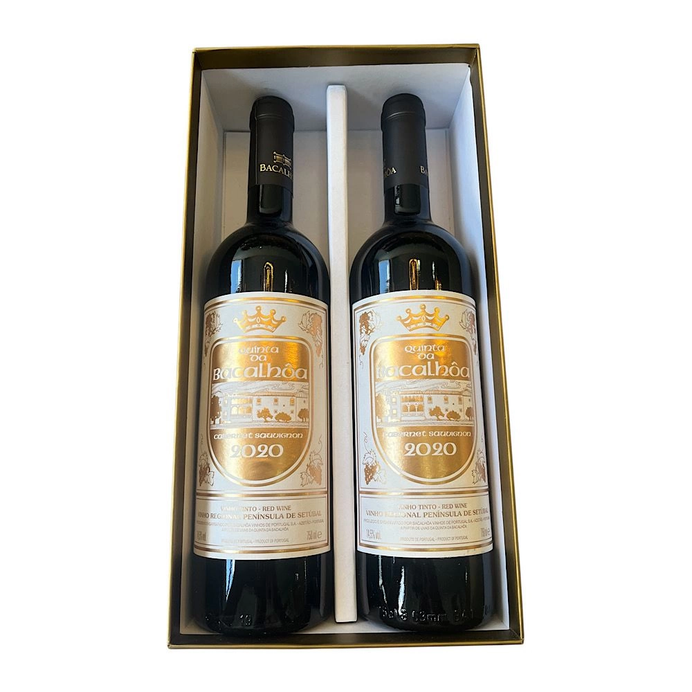 VINHO KIT C/2 GFAS QUINTA DA BACALHOA TTO 750ML