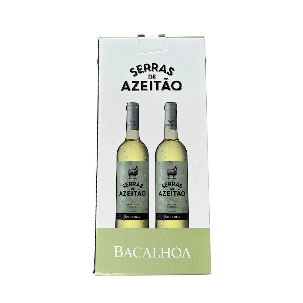 VINHO KIT C/2 GFAS  SERRAS AZEITAO BCO 750ML
