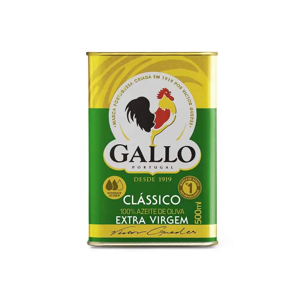 AZEITE GALLO EXTRA VIRGEM LATA 500ML
