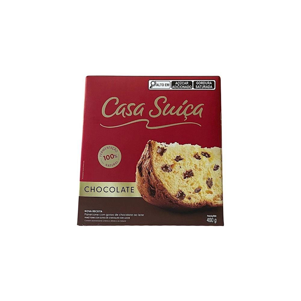 PANETONE CASA SUICA CHOCO 400G