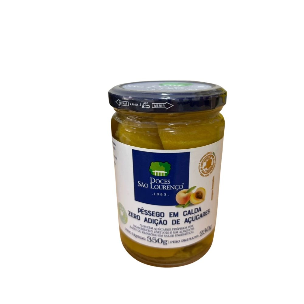 PESSEGO EM CALDA ZERO SAO LOUR 350G