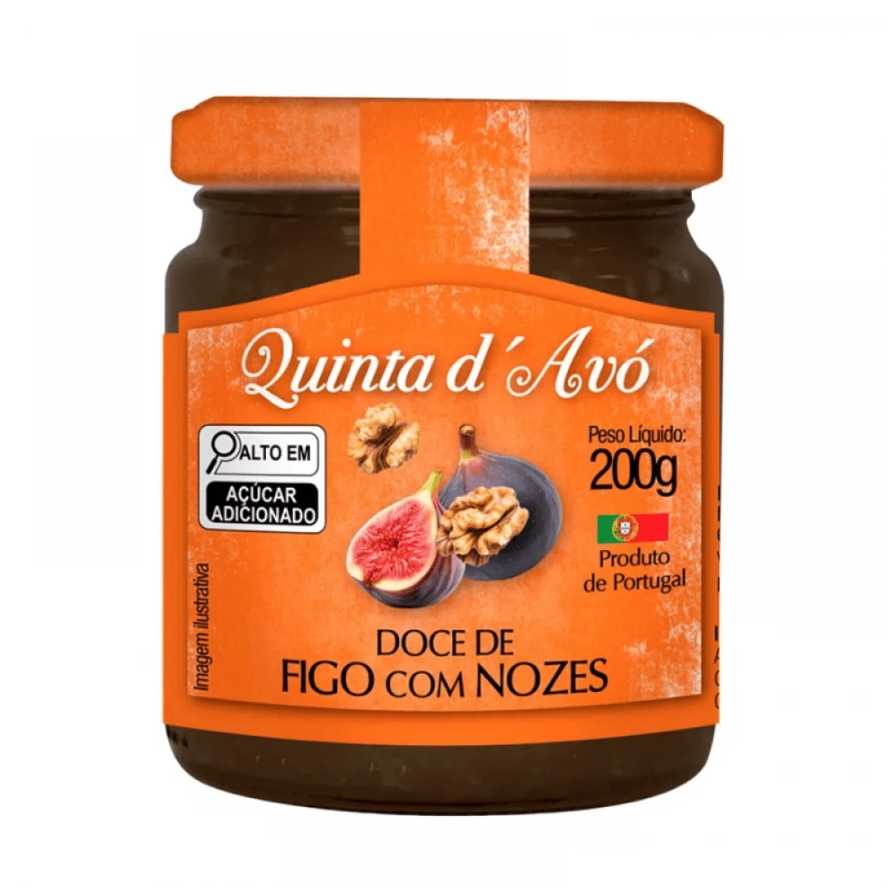 GELEIAS DE FIGO COM NOZES 200G