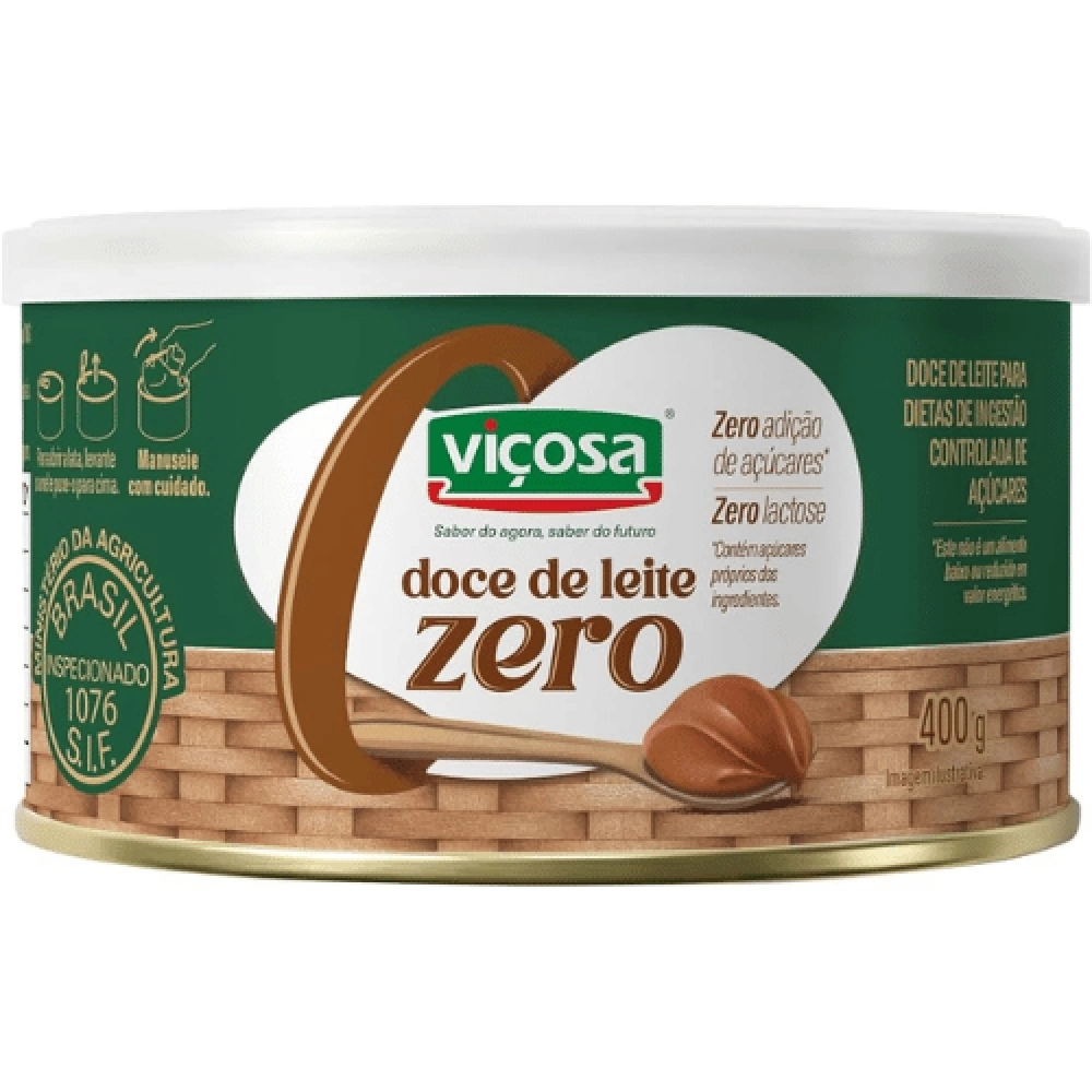 DOCE DE LEITE VIÇOSA ZERO 400G