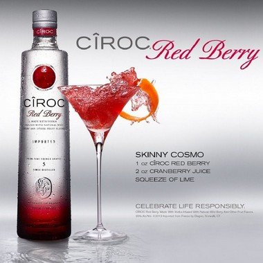 Vodka Ciroc Red Berry 750ml - Comprar em Super Adega